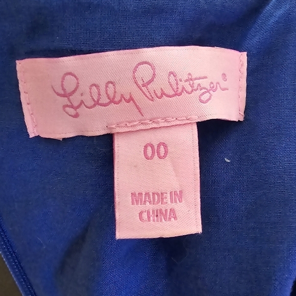 Lilly Pulitzer Valentia Blue Shift Dress - Picture 4 of 8